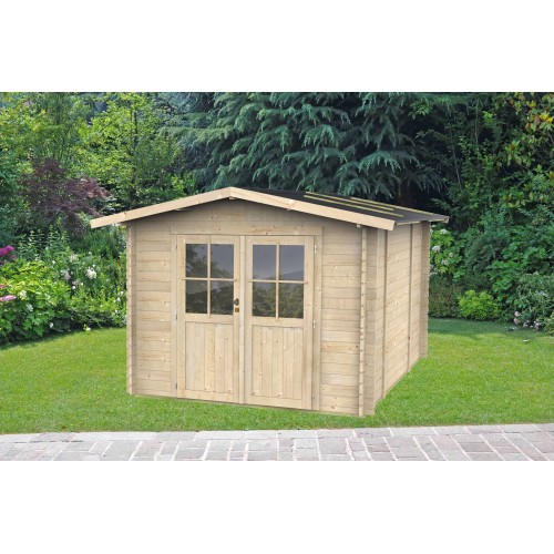 Casetta in legno Opera 300x250 cm, 25 mm - Alce 62426