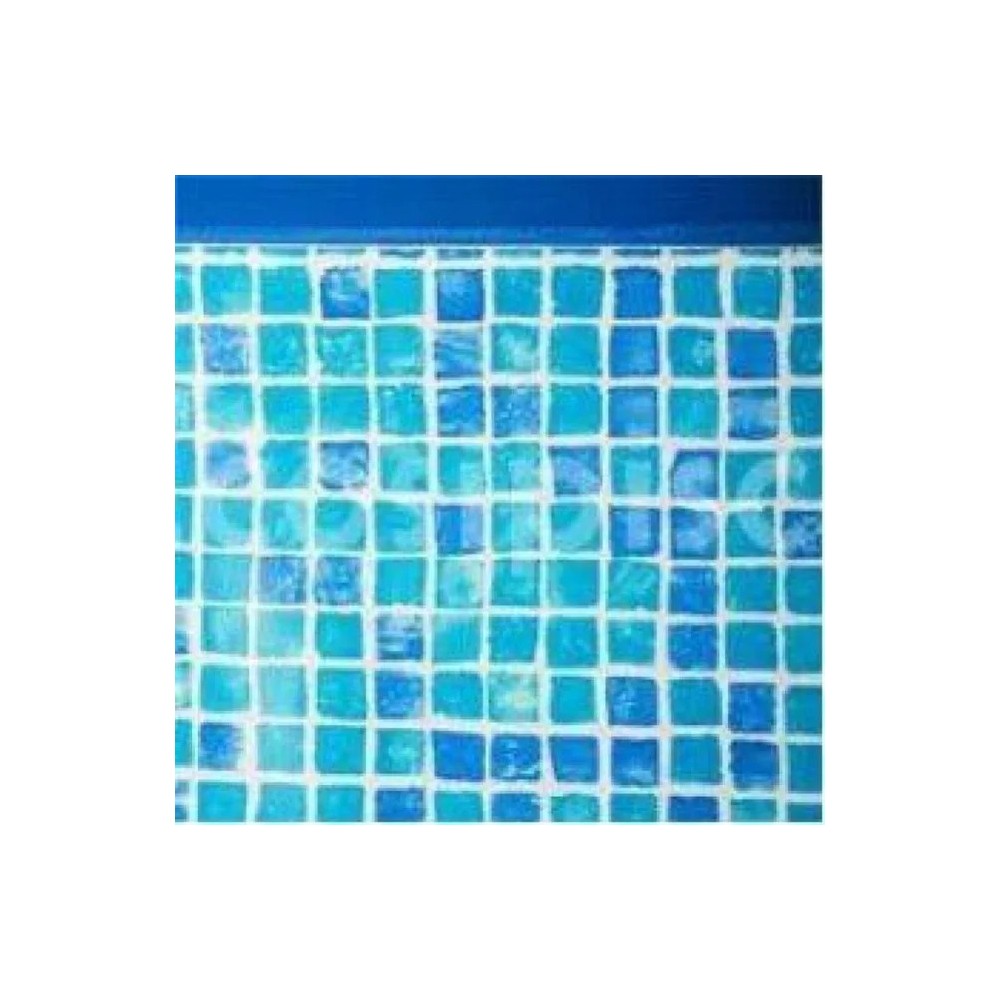 Liner mosaicato 50/100 per piscina ovale 810x470 h 132