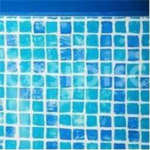 Liner mosaicato 50/100 per piscina ovale 610x375 h 132