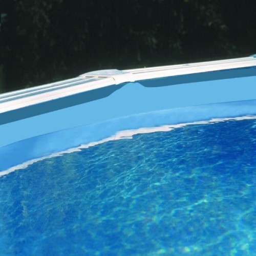 Liner con sistema di ancoraggio (BEADED) blu 75/100 per piscina interrata ovale 800x400 h 150