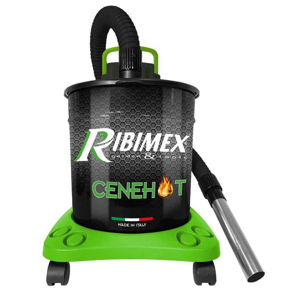 Aspiracenere Ribimex PRCEN008 per cenere calda fino a 40°C – Sicuro ed efficace