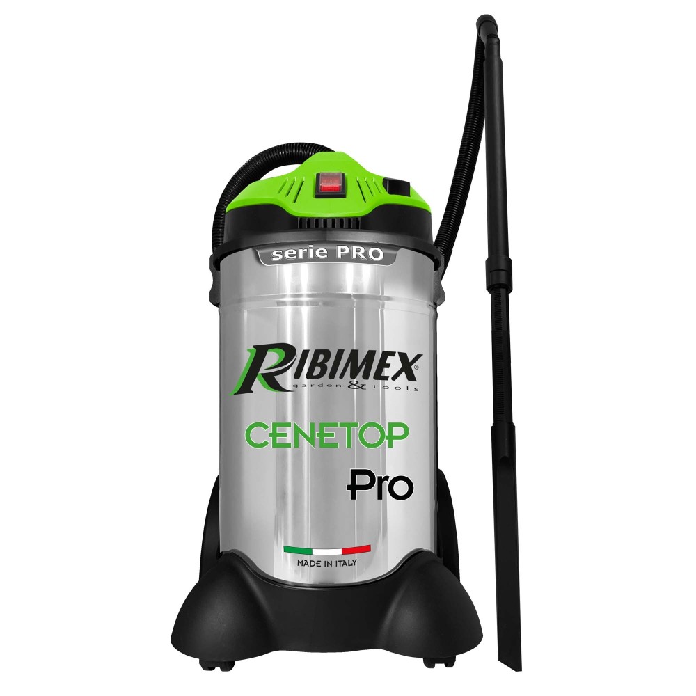Aspiracenere professionale Ribimex Cenetop Pro 1200W 30L con filtro HEPA