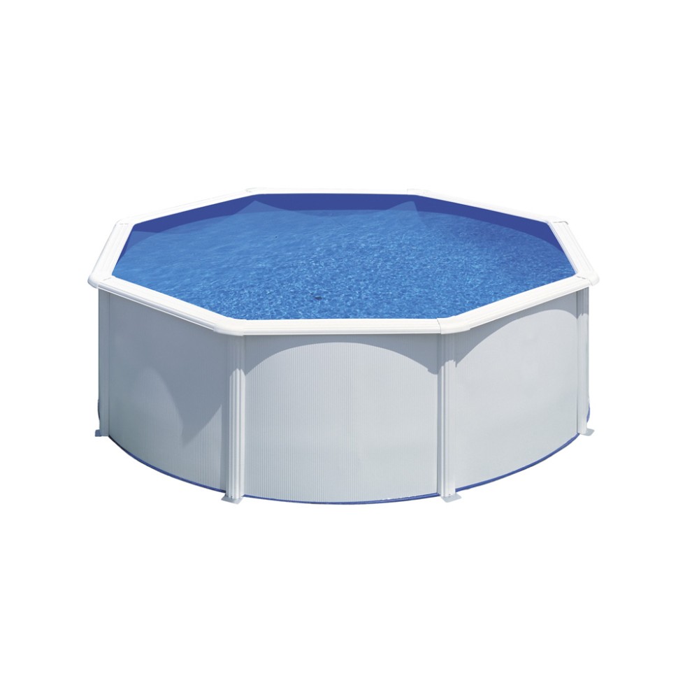 Piscina fuori terra in acciaio rotonda serie Fidji 350x120 h cm Gre