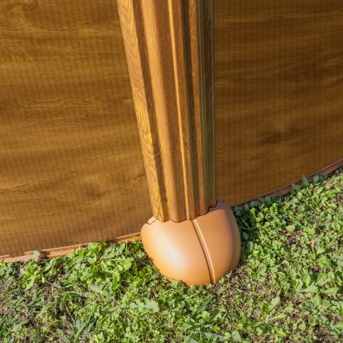 Piscina fuori terra in acciaio rotonda serie mauritius 460×460 Gre