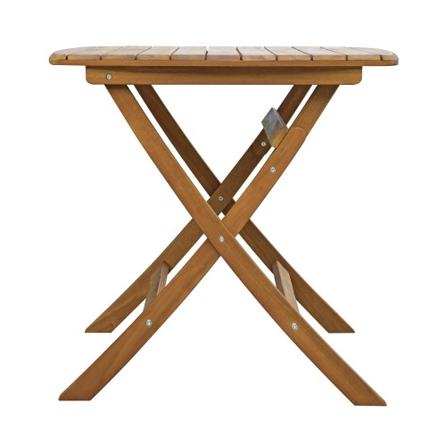 Tavolo Pieghevole Piombino in Acacia – 80x80 cm