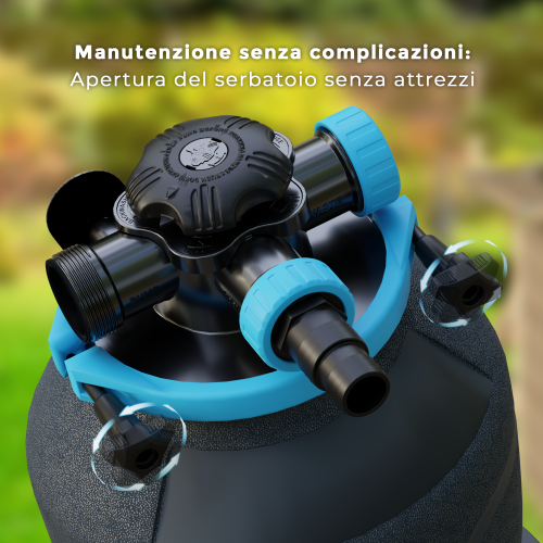 Filtro a sabbia 6.000 l/h 230w