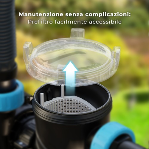 Filtro a sabbia 6.000 l/h 230w