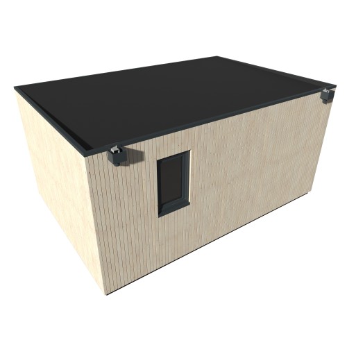 Casetta abitabile in legno Studio Como  15 mq Decor et Jardin