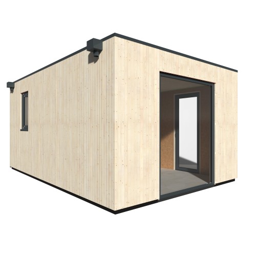 Casetta abitabile in legno Studio Como  15 mq Decor et Jardin