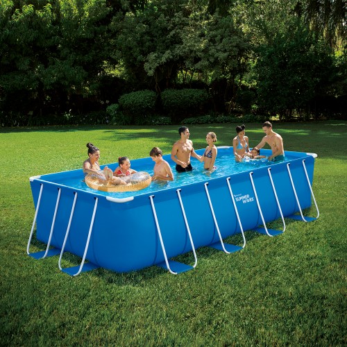 Piscina rettangolare in PVC 4.88mx2.44xm1.07 h cm Avenli