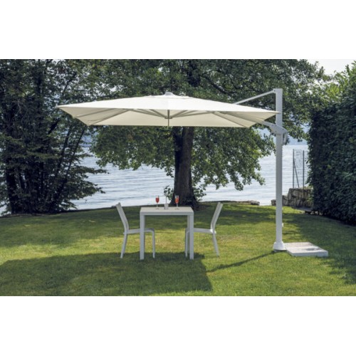 Ombrellone Tennessee 3x3 mt con palo laterale e Mezza Base