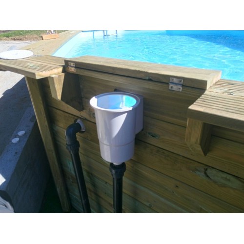 Piscina in legno fuori terra MARBELLA 2  420x270x117 Gre