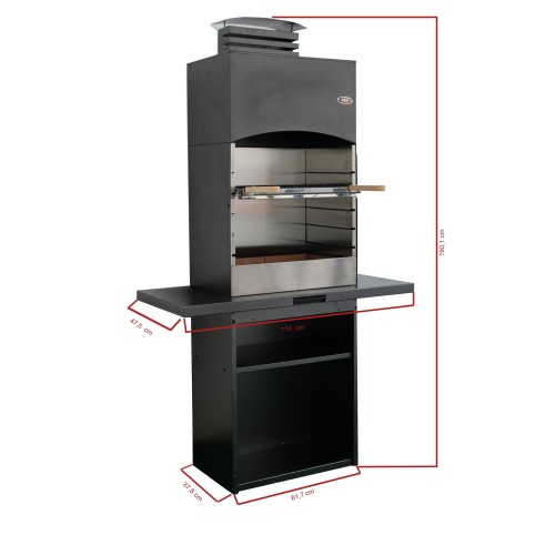 TOLOSA BBQ A LEGNA CON CAPPA