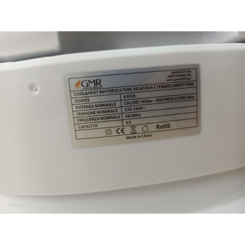 Raffrescatore/Riscaldatore ad acqua cool&heat