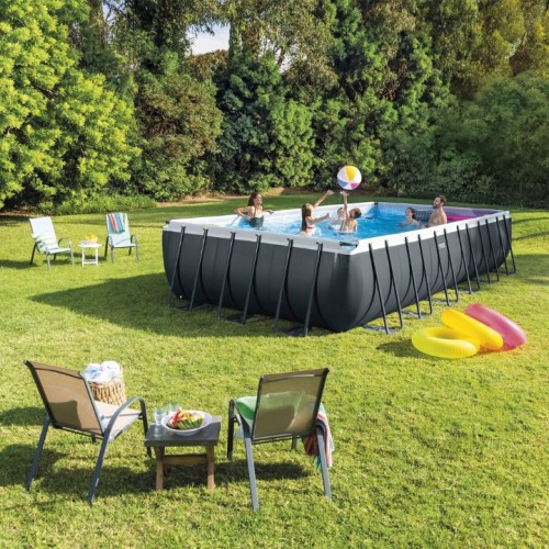 Piscina fuori terra rettangolare Ultra XTR Frame Intex 732cm x 366cm x 132cm