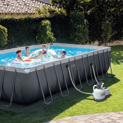 Piscina fuori terra rettangolare Ultra XTR Frame Intex 732cm x 366cm x 132cm