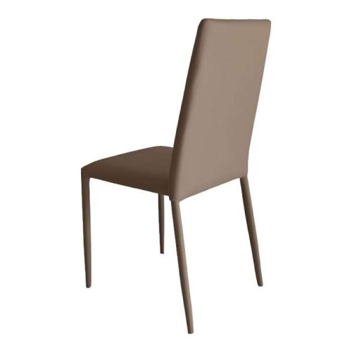 Sedia Tortora in Ecopelle 96x42x42 cm