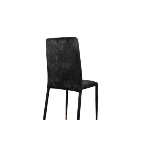 Sedia Arianna – Eleganza moderna in velluto grigio fumé