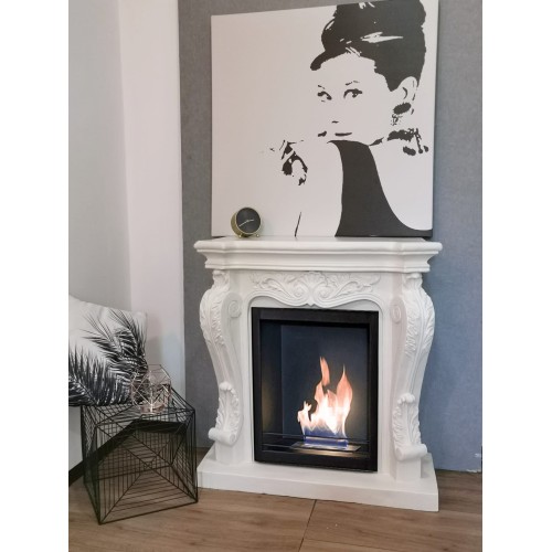 Camino a bioetanolo con inserto in acciaio – 2,5 kW/h