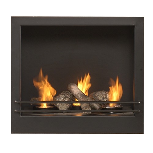 Caminetto ecologico in legno – Fiamma larga 30 cm