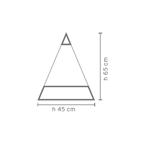 LAS VEGAS JUNIOR GLASS PYRAMID