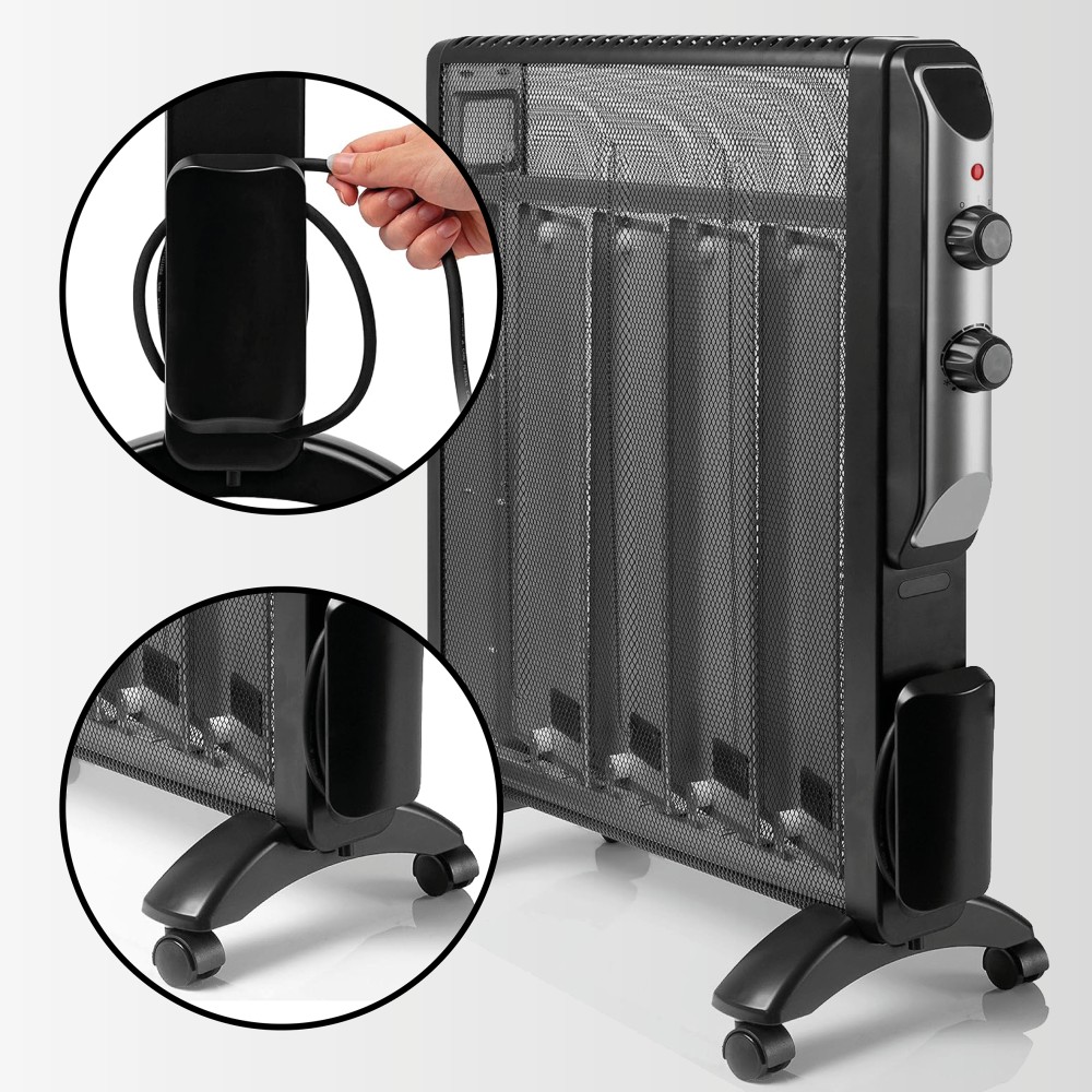 GIULIETTA RADIATORE ELETTRICO CON PANNELLO IN MICA 1500 W