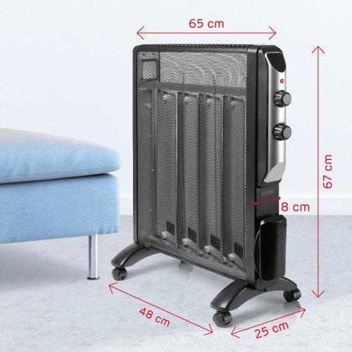 GIULIETTA RADIATORE ELETTRICO CON PANNELLO IN MICA 1500 W