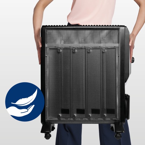 GIULIETTA RADIATORE ELETTRICO CON PANNELLO IN MICA 1500 W