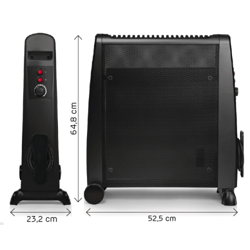 ROMEO RADIATORE ELETTRICO CON PANNELLO IN MICA 2000 W