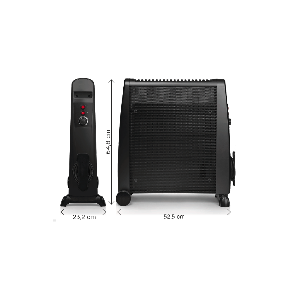 ROMEO RADIATORE ELETTRICO CON PANNELLO IN MICA 2000 W