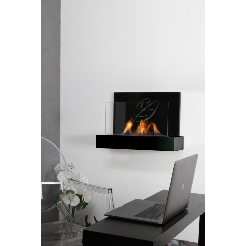 Camino a bioetanolo da parete o d’appoggio – Fiamma 30 cm