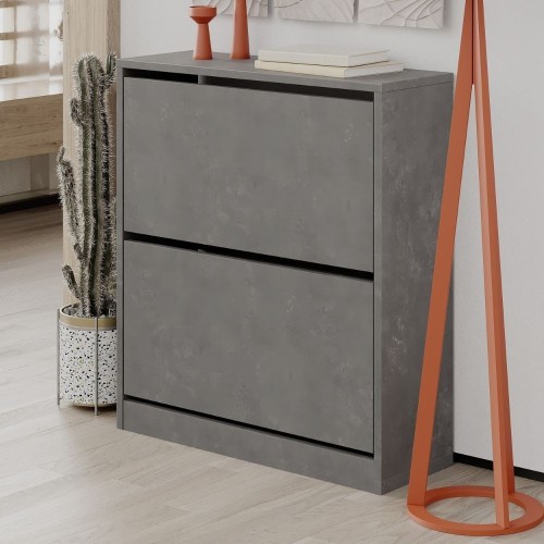 Scarpiera SHC520RETRO due ante a ribalta grigio retro