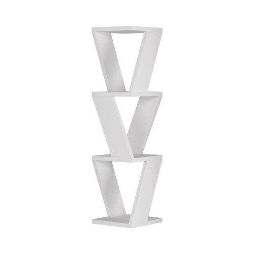 Libreria angolare pensile Zena bianco