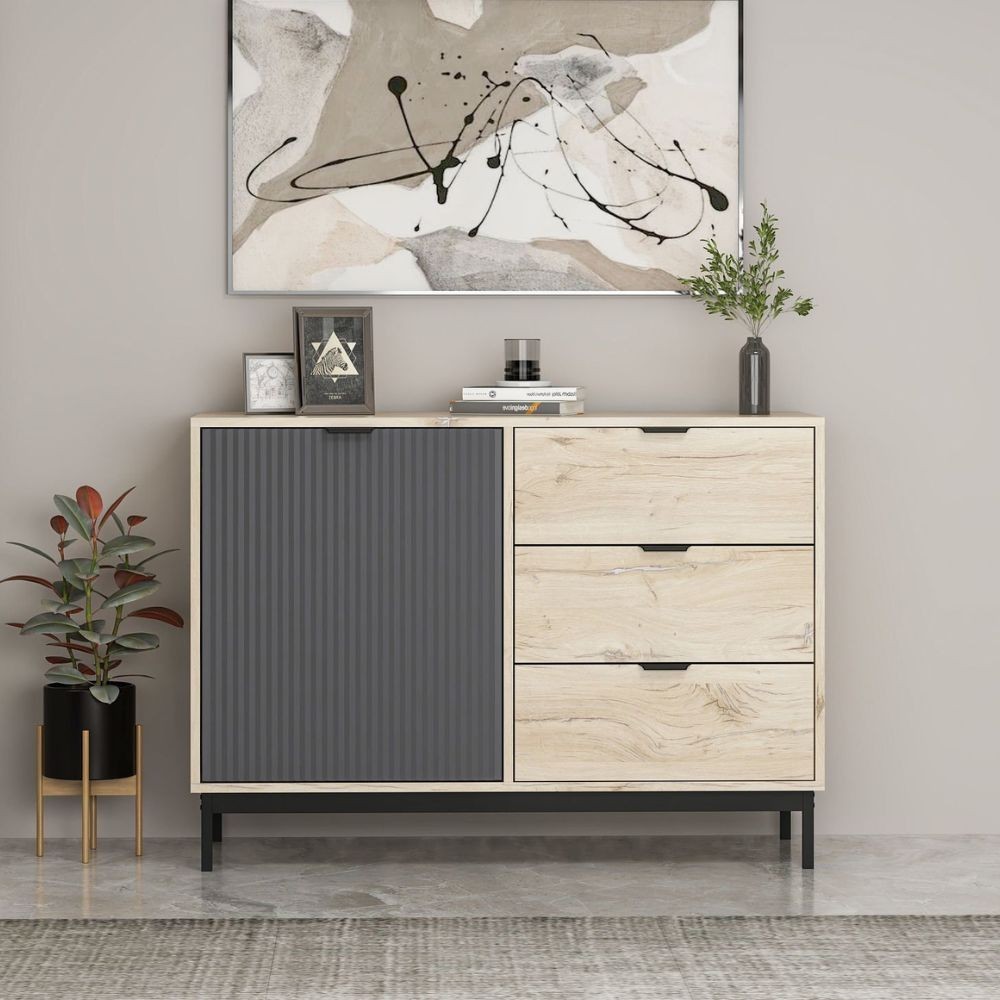 Madia Esta 120 cm. con anta antracite