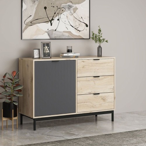 Madia Esta 120 cm. con anta antracite