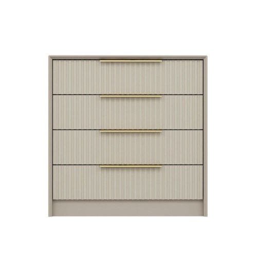 Cassettiera Kale 4 cassetti incassati effetto cannettato