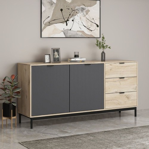 Madia Esta 180 con 2 ante colore antracite