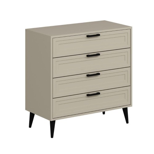 Cassettiera Prime 4 cassetti colore cashmere