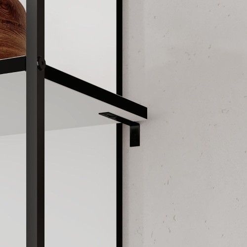 Libreria Archy 5 ripiani in colore bianco