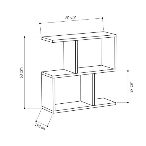 Tavolino da salotto Homemania in colore lagina effetto marmo grigio