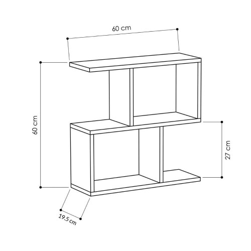 Tavolino da salotto Homemania in colore travertino
