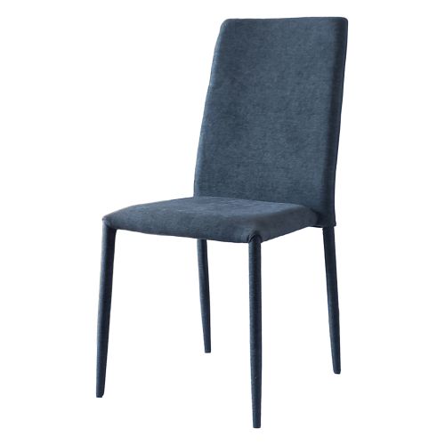 Sedia Grigia in tessuto 96x42x42 cm