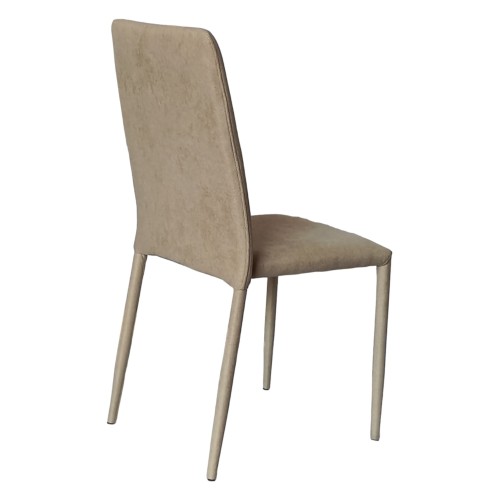 Sedia Tortora in tessuto 96x42x42 cm