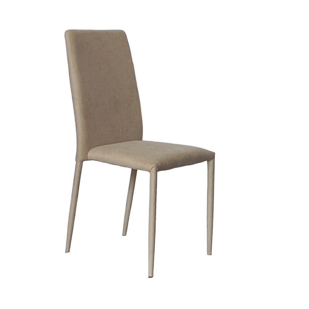 Sedia Tortora in tessuto 96x42x42 cm