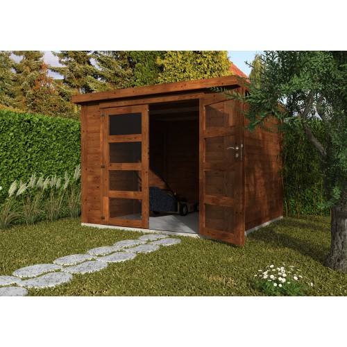 Casetta Giardino Abete Bianco 28mm | 6,20 m² Trattata Autoclave