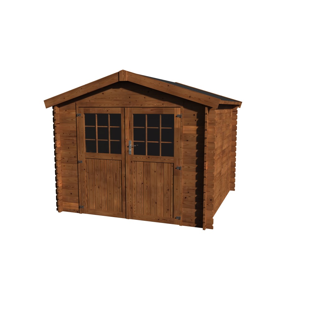 Casetta Giardino Abete 28mm Trattata | 5,90 m² Interni