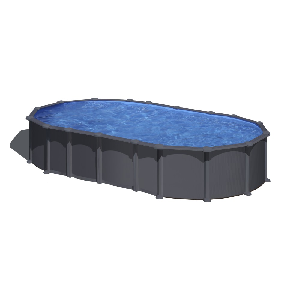 Piscina fuori terra in acciaio