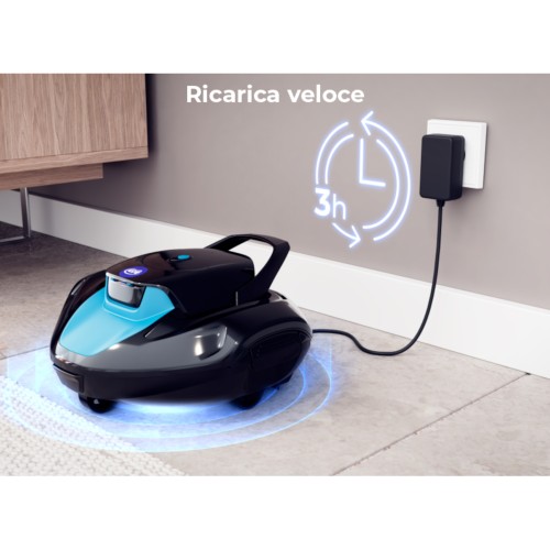 Robot a batteria per la pulizia del fondo della piscina