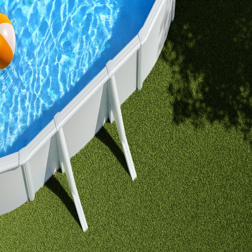 Piscina fuori terra in acciaio ovale serie acqualoon 500x300x120 cm Gre