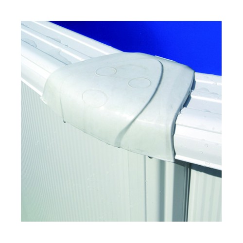 Piscina Fuori Terra GRE KIT610QGRE Ovale Bianca 610x375x120 cm